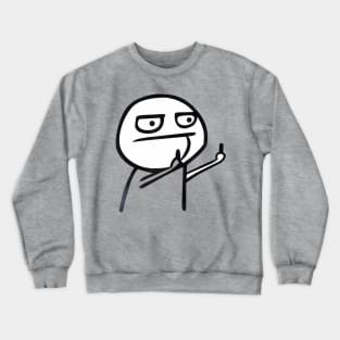 Middle Finger Guy Crewneck Sweatshirt